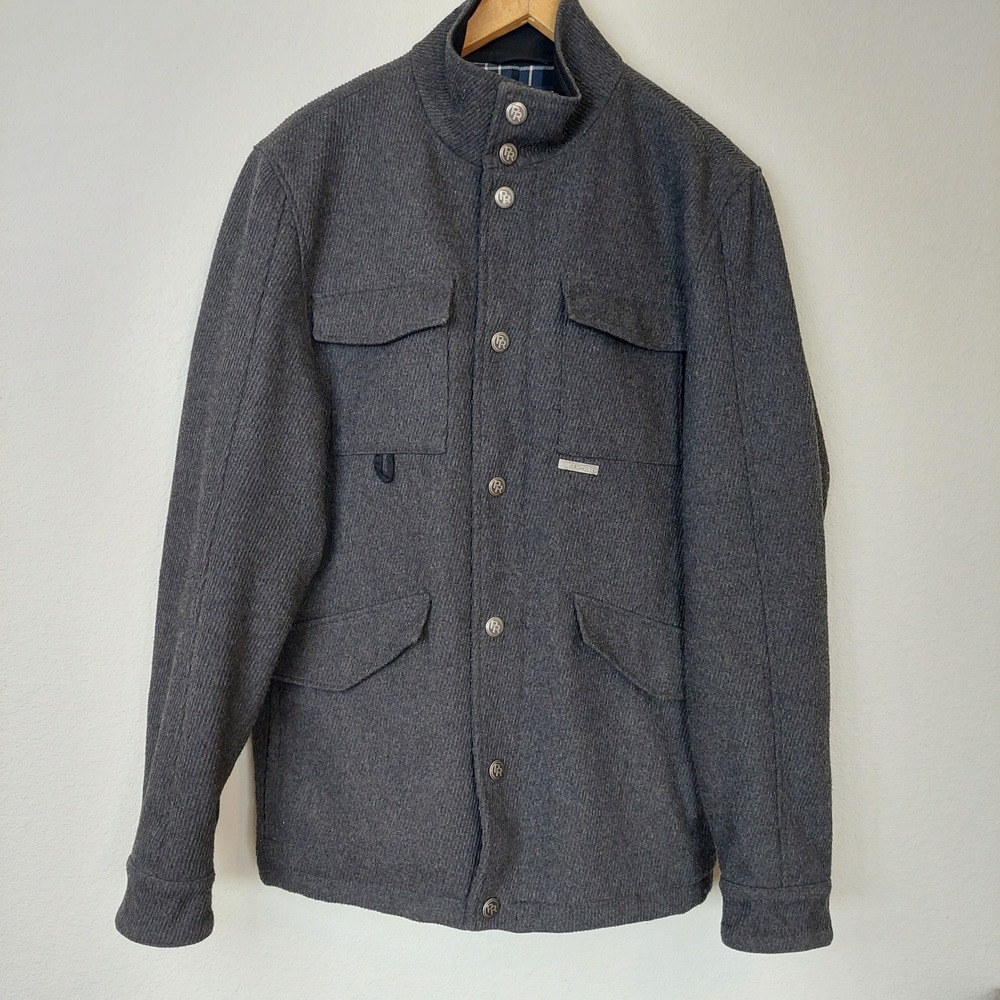 Powder‎ River Outfitters Wool Blend Jacket Western Field Coat Men's Medium